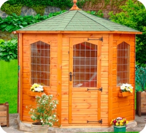 Timber Leaded Roundhouse Summer House